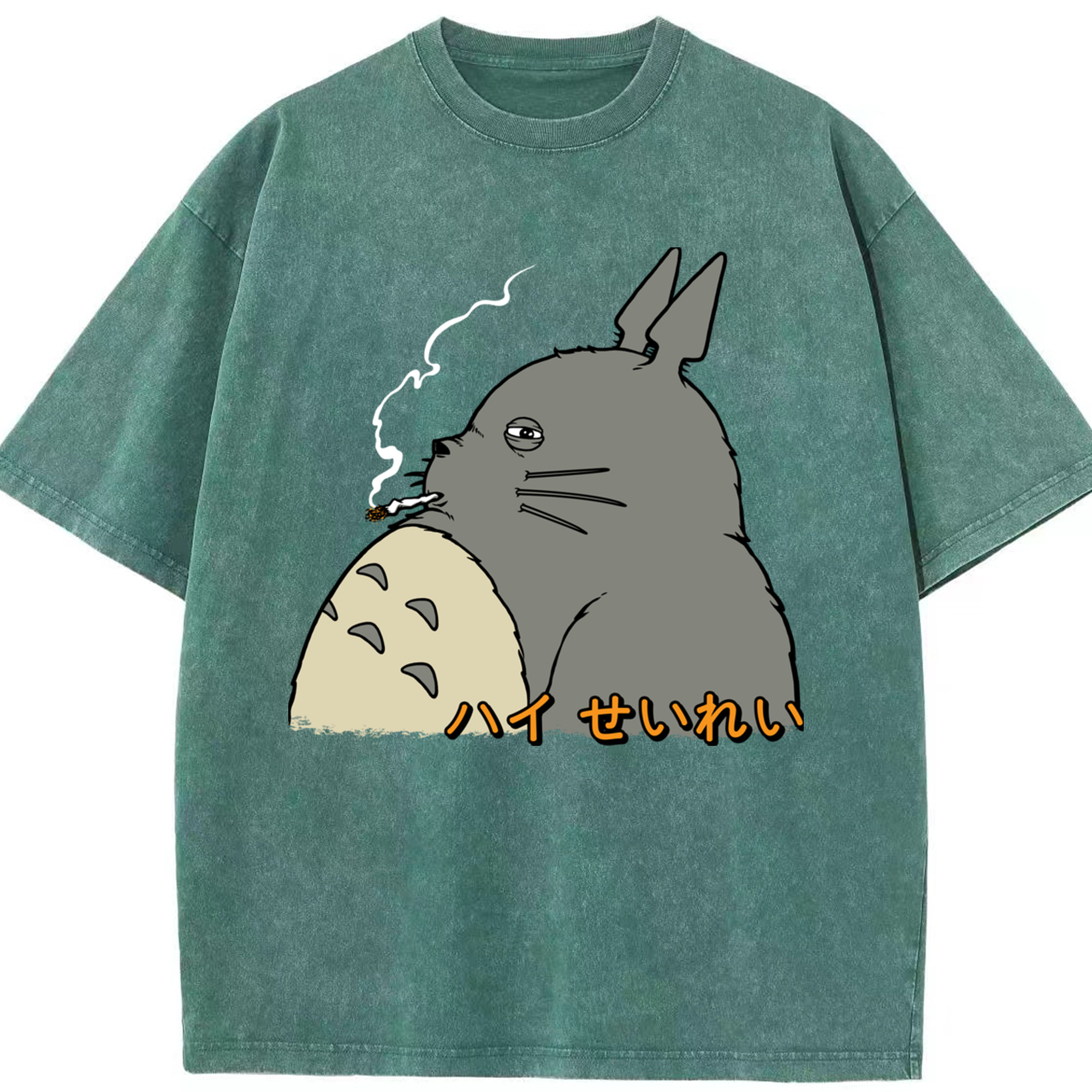 （画像用） となりのトトロ 草壁メイ 草壁サツキ My Neighbor Totoro Satsuki Kusakabe Mei Kusakabe 綿100% ヴィンテージ風 半袖Tシャツ（フロントプリント）